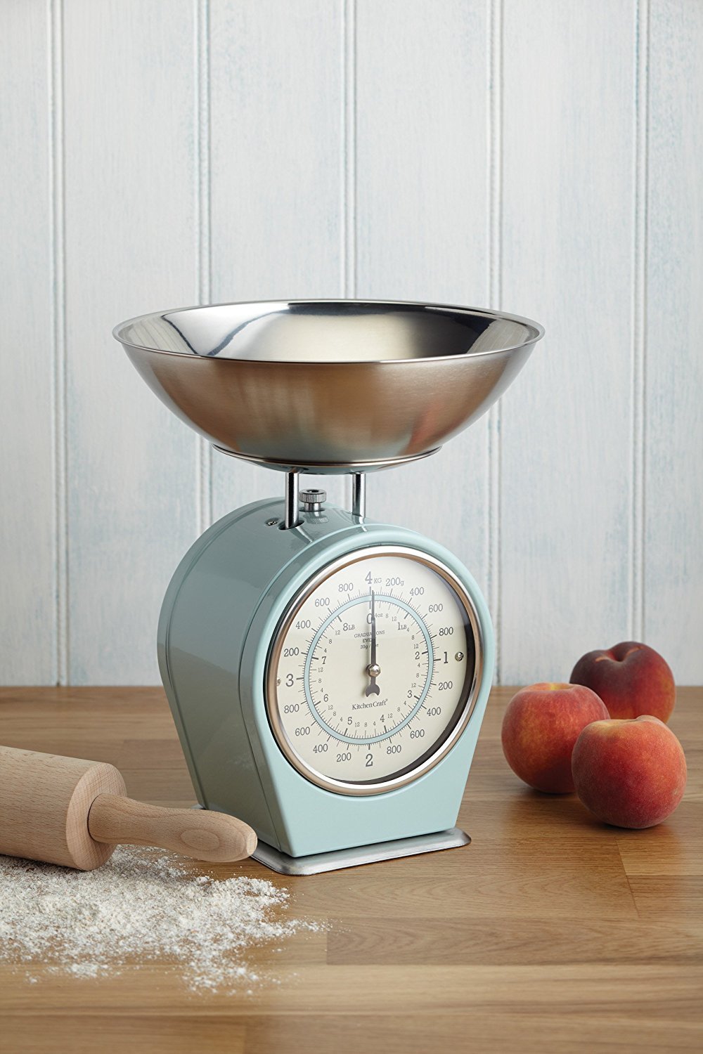KitchenCraft Living Nostalgia Mechanical Kitchen Scale with Bowl